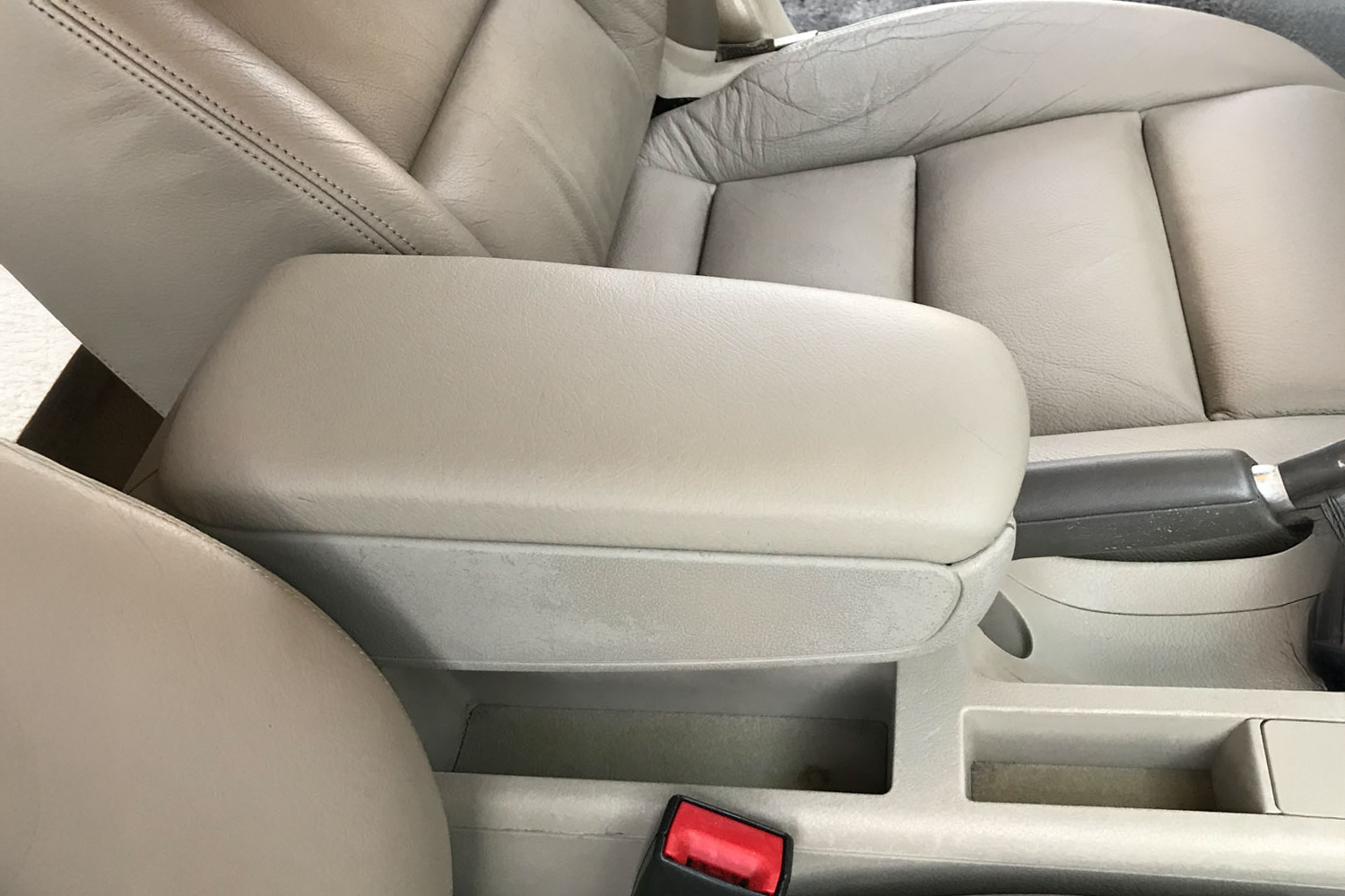 Vorher: Lack vor der Politur